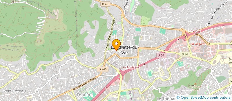 localisation de l'entreprise LA METISSA à LA VALETTE-DU-VAR
