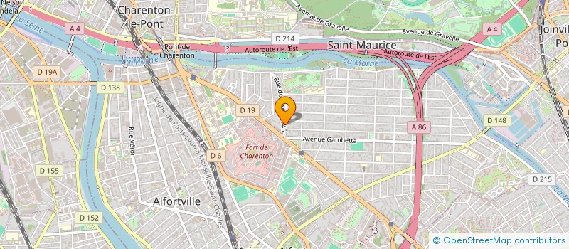 localisation de l'entreprise LA METROPOLITAINE D'ENTREPRISE D'ELECTRICITE PARIS  MAISONS-ALFORT