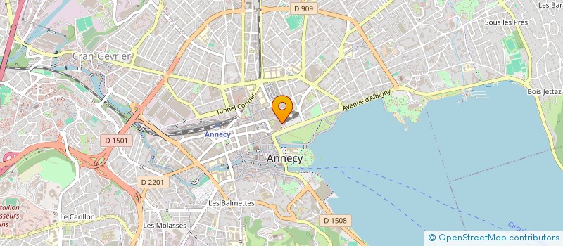 localisation de l'entreprise LA METROPOLITAINE D'ENTREPRISE D'ELECTRICITE S - M2ES à ANNECY
