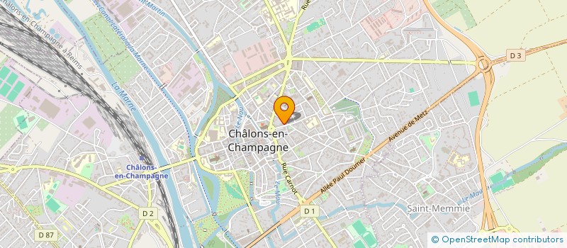 localisation de l'entreprise LA MEUBLERIE CHAMPENOISE à CHALONS-EN-CHAMPAGNE