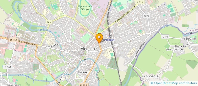 localisation de l'entreprise LA MEUBLERIE D'ALENCON à ALENCON
