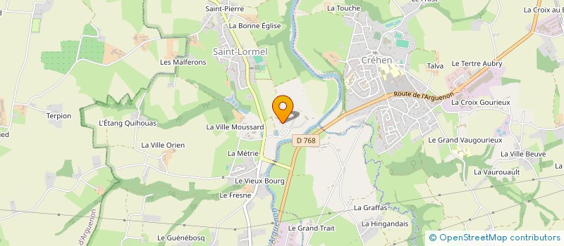 localisation de l'entreprise LA MEULE, BATIR ETHIQUE  SAINT-LORMEL