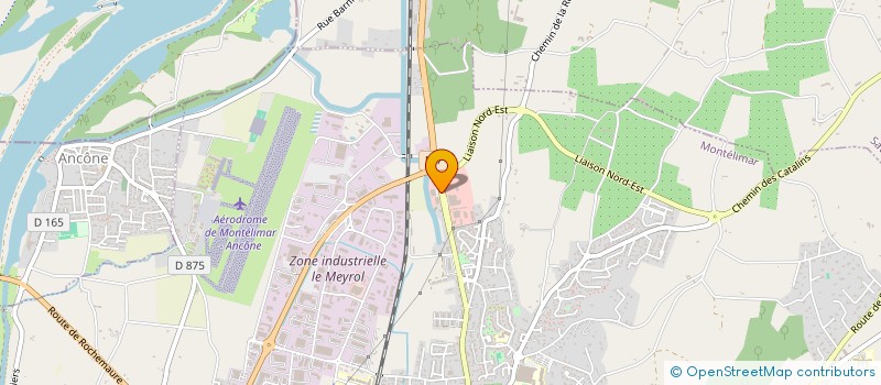 localisation de l'entreprise LA MEULE DE NOUGAT  MONTELIMAR