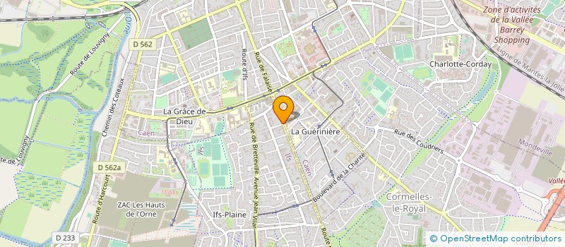 localisation de l'entreprise LA MEULE DE PIERRE  IFS