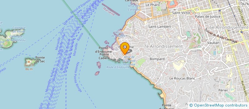 localisation de l'entreprise LA MEULERIE MALMOUSQUE à MARSEILLE