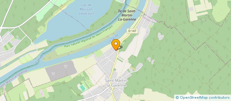 localisation de l'entreprise LA MEULIERE  SAINT-MARTIN-LA-GARENNE