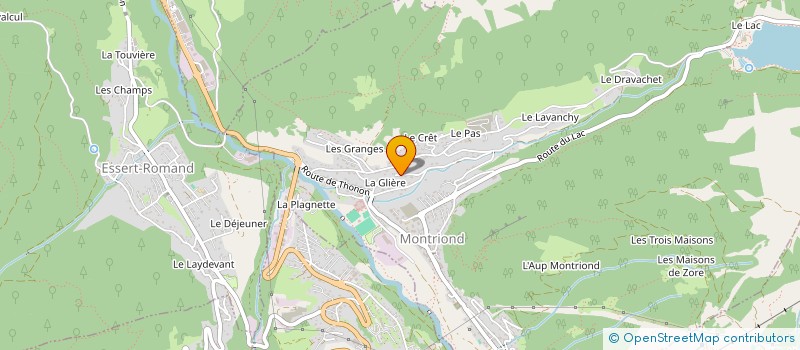 localisation de l'entreprise LA MEURIANNE ANIMATIONS à MONTRIOND