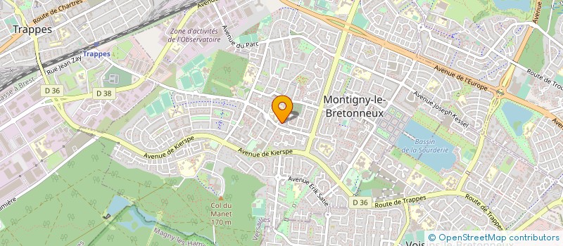 localisation de l'entreprise LA MEUTE  MONTIGNY-LE-BRETONNEUX