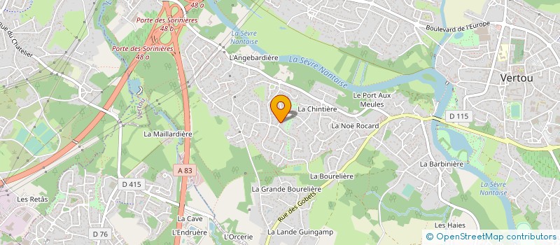 localisation de l'entreprise LA MEUTE à VERTOU