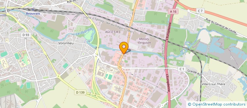 localisation de l'entreprise LA MEUTE AND CO-PARC CANIN D'INTERIEUR ET GARDERIE DE JOUR  BEAUVAIS