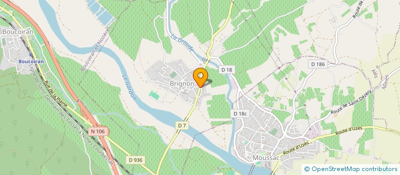 localisation de l'entreprise LA MEUTE CORPORATION  BRIGNON