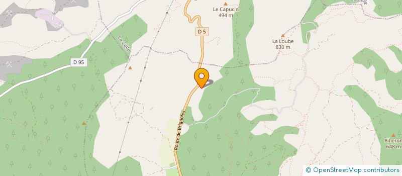 localisation de l'entreprise LA MEUTE DU PHOENIX  LA ROQUEBRUSSANNE