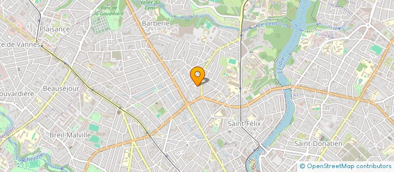 localisation de l'entreprise LA MEUZ'MO à NANTES