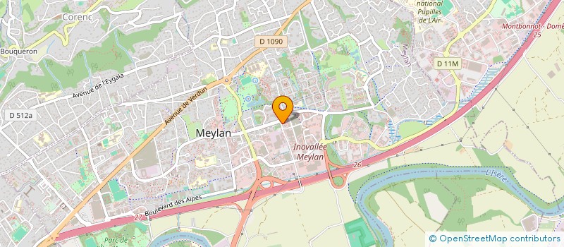 localisation de l'entreprise LA MEYLANAISE DES FLEURS à MEYLAN