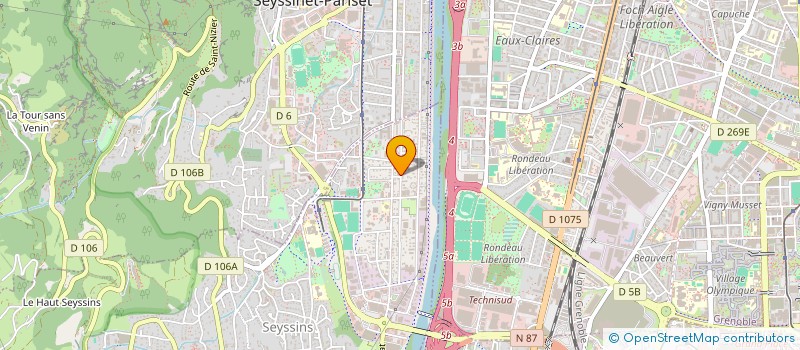 localisation de l'entreprise LA MEYLANIERE à SEYSSINS