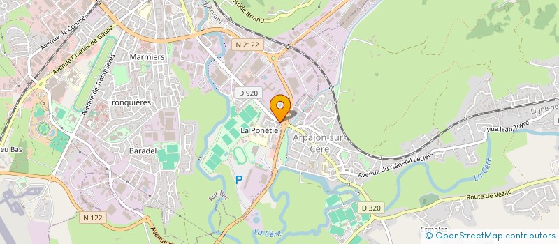 localisation de l'entreprise LA MI-PRIX à AURILLAC