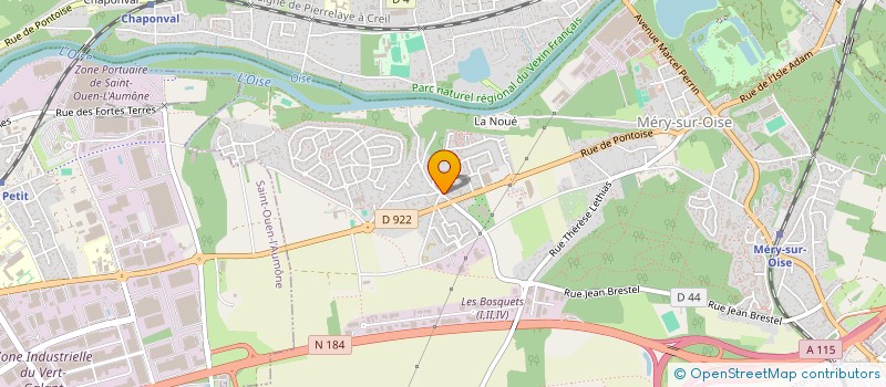 localisation de l'entreprise LA MIA STORIA  MERY-SUR-OISE