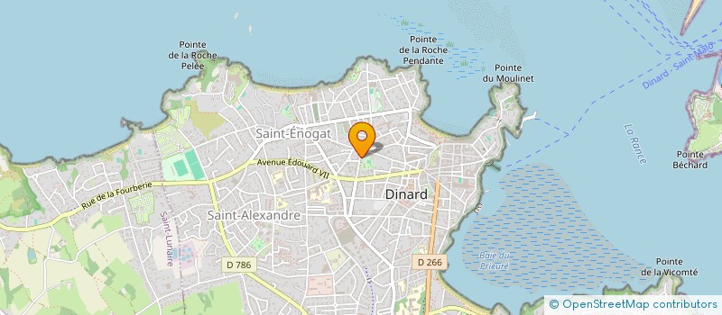 localisation de l'entreprise LA MICHAUDIERE  DINARD