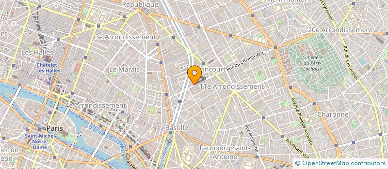 localisation de l'entreprise LA MICHE à PARIS