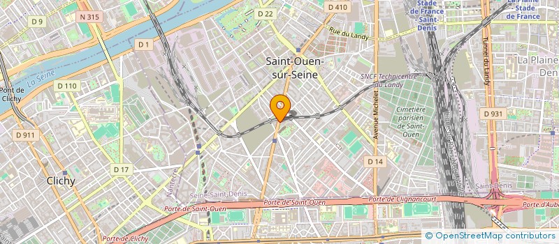 localisation de l'entreprise LA MICHE  SAINT-OUEN-SUR-SEINE