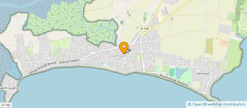 localisation de l'entreprise LA MICHE DE PAIN  DAMGAN