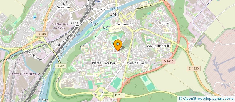 localisation de l'entreprise LA MICHE DE PAIN à CREIL