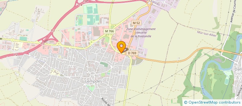 localisation de l'entreprise LA MICHE LEMPDAISE  LEMPDES