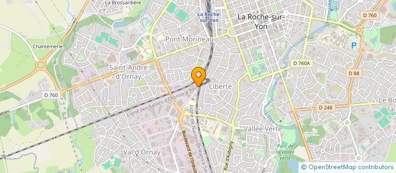 localisation de l'entreprise LA MICHE VENDEENNE à LA ROCHE-SUR-YON