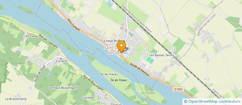localisation de l'entreprise LA MICHELLERIE  GENNES-VAL-DE-LOIRE