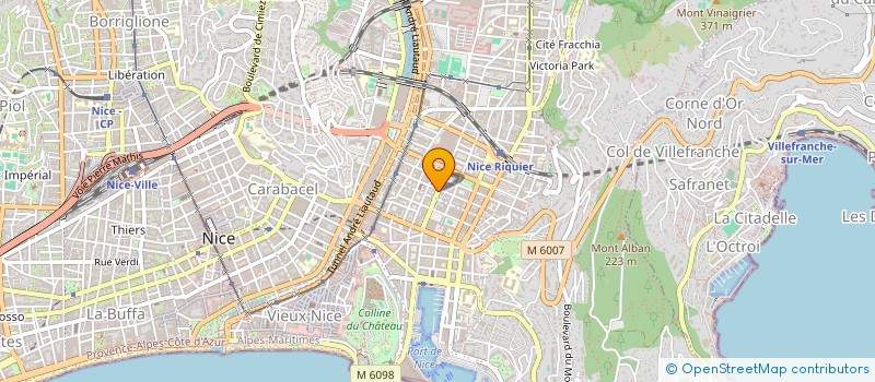 localisation de l'entreprise LA MICHETTE DOREE à NICE