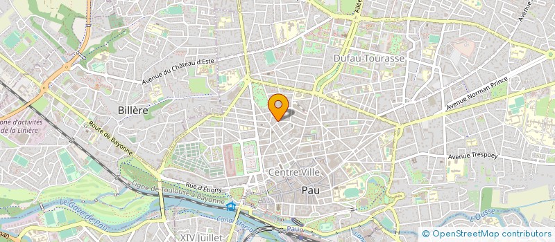 localisation de l'entreprise LA MICHODIERE à PAU