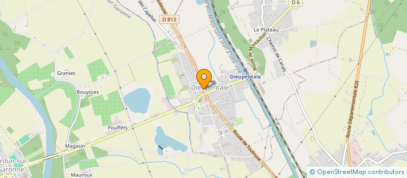 localisation de l'entreprise LA MICHOTTE à DIEUPENTALE
