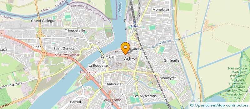 localisation de l'entreprise LA MICRO CIE  ARLES