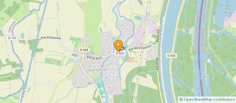 localisation de l'entreprise LA MICRO-CRECHE DES PAPILLONS  GERSTHEIM