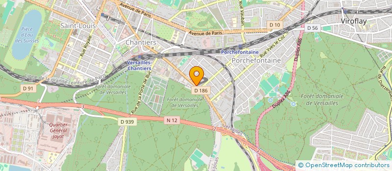 localisation de l'entreprise LA MICRO INFORMATIQUE APPLIQUEE à VERSAILLES