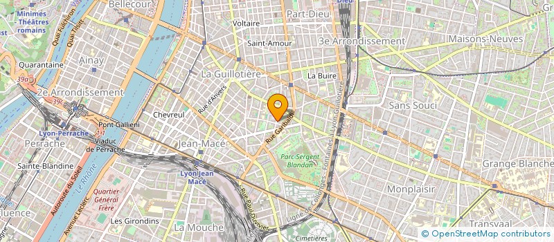 localisation de l'entreprise LA MICROFERME DES ETATS-UNIS  VENISSIEUX