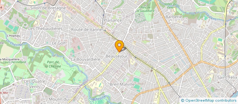 localisation de l'entreprise LA MIE BEAUSEJOUR  SAINT-HERBLAIN