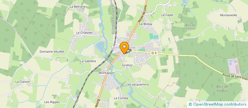 localisation de l'entreprise LA MIE BERODIER à SAINT-ETIENNE-DU-BOIS
