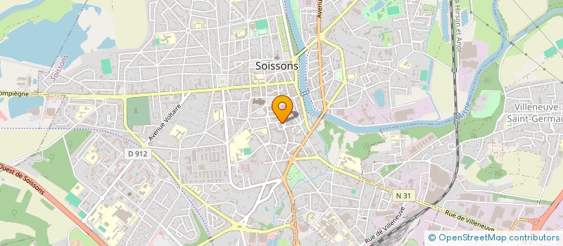 localisation de l'entreprise LA MIE CH'TI à SOISSONS