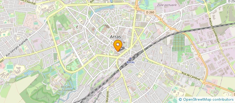 localisation de l'entreprise LA MIE D'ARRAS à ARRAS