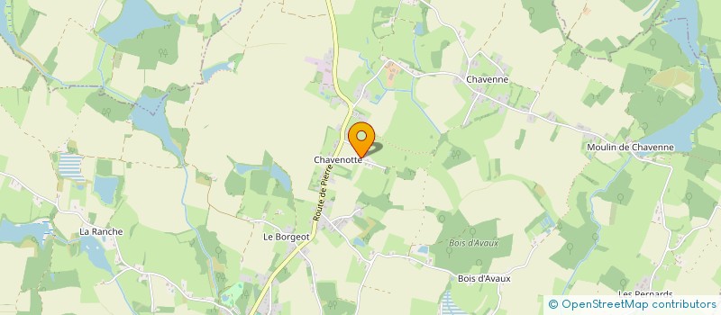 localisation de l'entreprise LA MIE D'LA BRESSE  LA CHAPELLE-SAINT-SAUVEUR