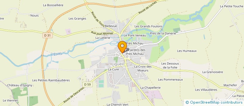 localisation de l'entreprise LA MIE D'OR  LIGUEIL