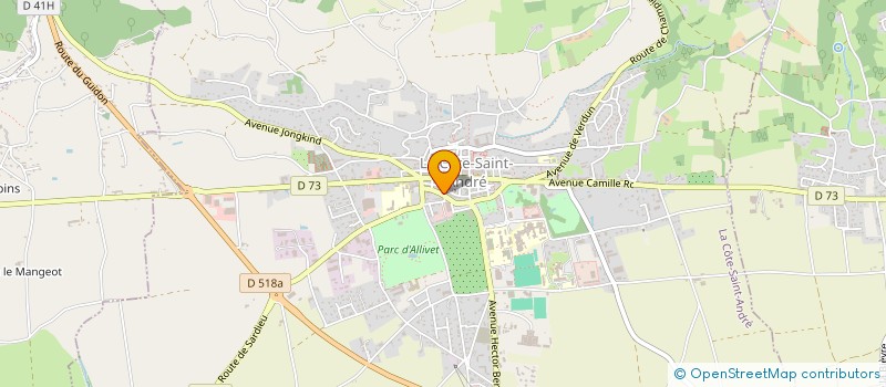 localisation de l'entreprise LA MIE DANY  LA COTE-SAINT-ANDRE