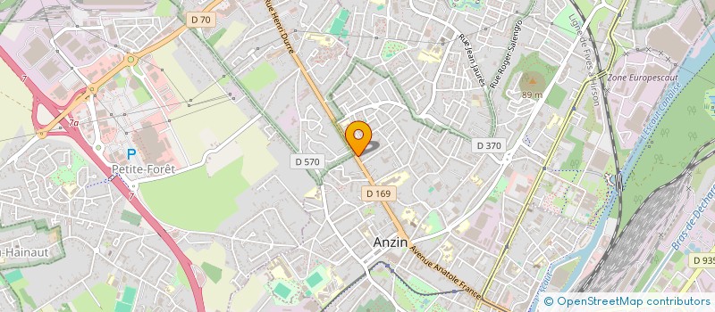 localisation de l'entreprise LA MIE DE LA BAGUETTE  ANZIN