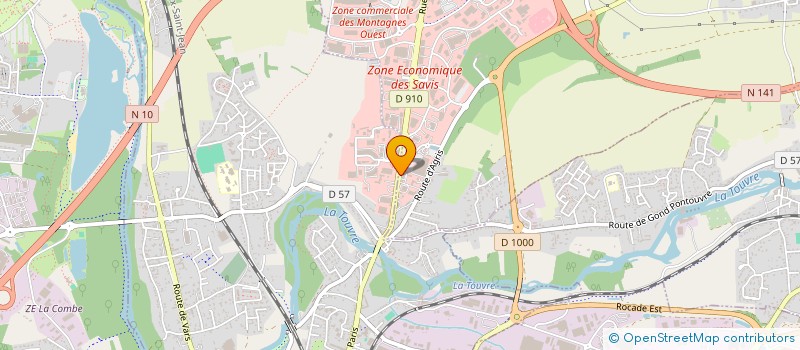 localisation de l'entreprise LA MIE DE LOUISE à CHAMPNIERS
