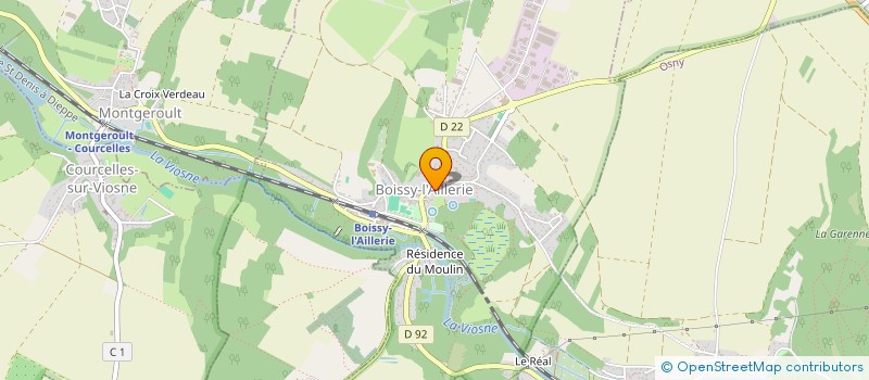 localisation de l'entreprise LA MIE DEININGE  BOISSY-L'AILLERIE