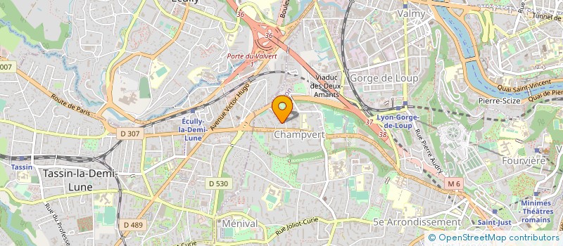 localisation de l'entreprise LA MIE DES COOPAINS  LYON