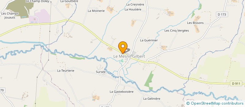 localisation de l'entreprise LA MIE DES VACHES à LE MESNIL-GILBERT