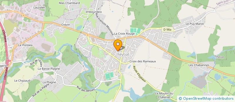 localisation de l'entreprise LA MIE DOREE  FEYTIAT