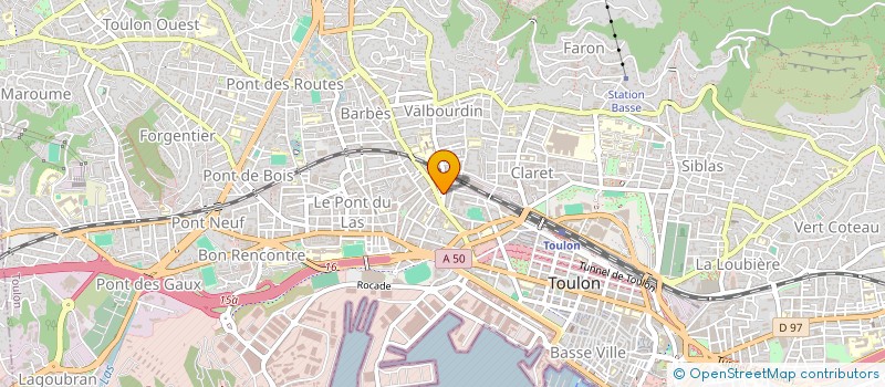 localisation de l'entreprise LA MIE DOREE à TOULON